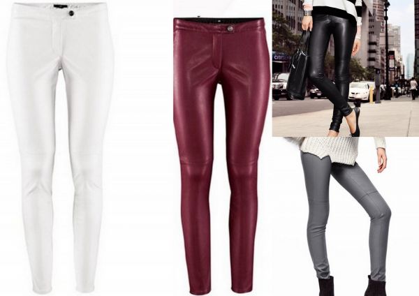 Calça Skinny couro sintético